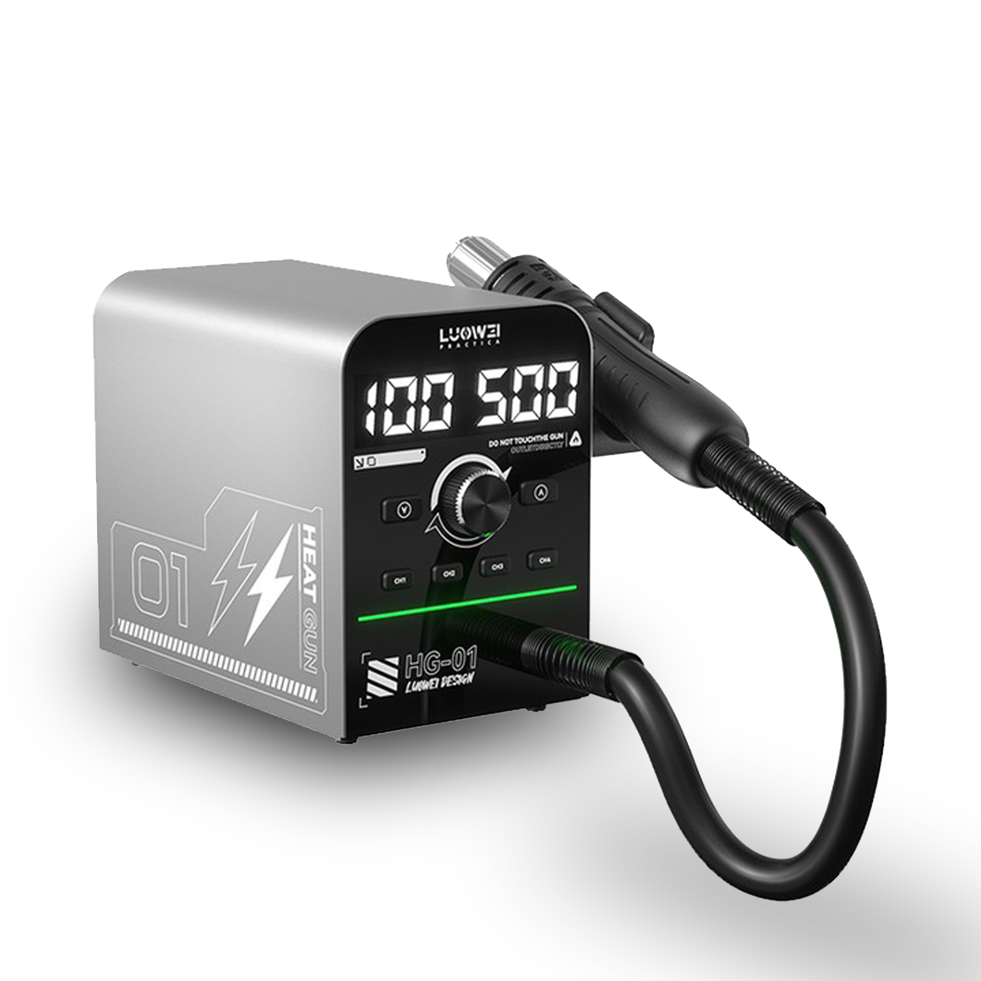 LUOWEI HG-01 Desoldering Station 800W Hot Air Gun Smart Digital